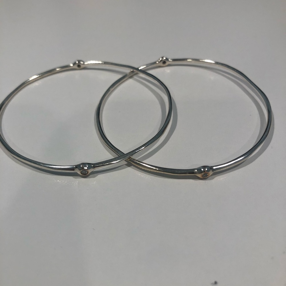 Ippolita Stardust Bangles with Diamond Bezel